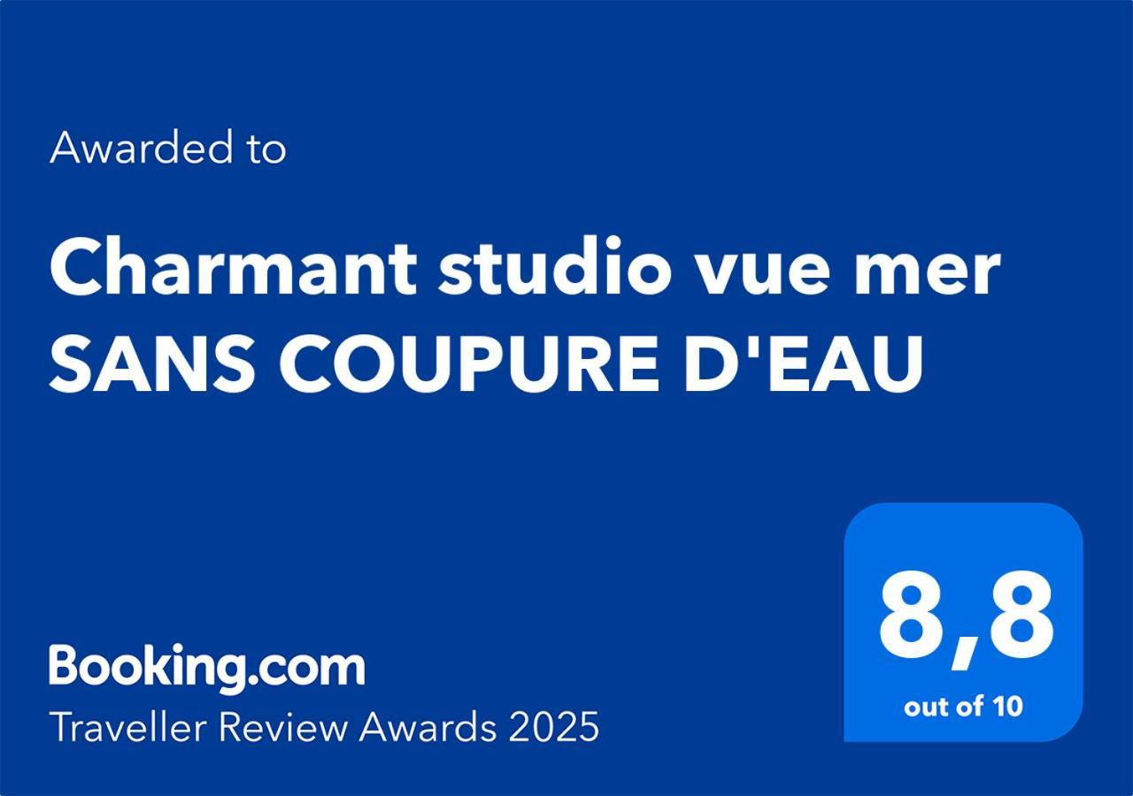 Charmant Studio Vue Mer Sans Coupure D'Eau Le Gosier  Exteriér fotografie